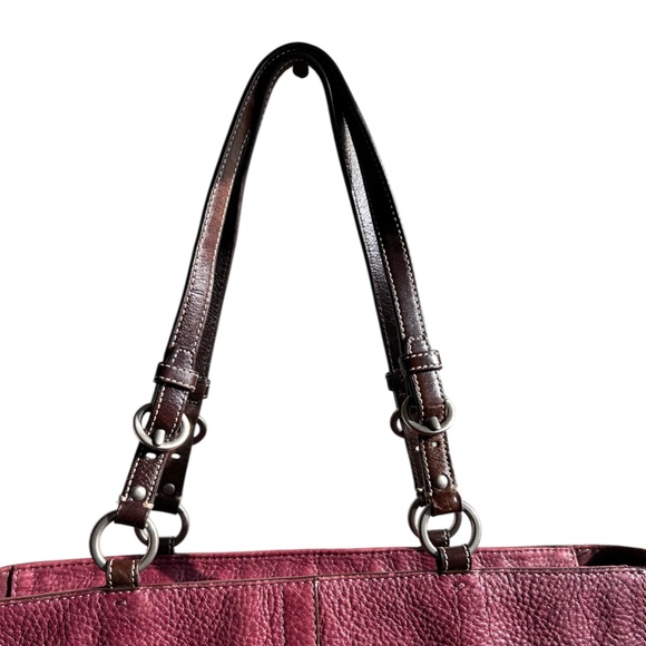 Coach F11347 Chelsea Berry Pebbled Leather Tote Shoulder Bag - Picture 3 of 16